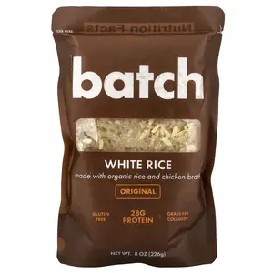 Batch White Rice with Organic Rice and Chicken Broth, Original, 8 oz (226 g)