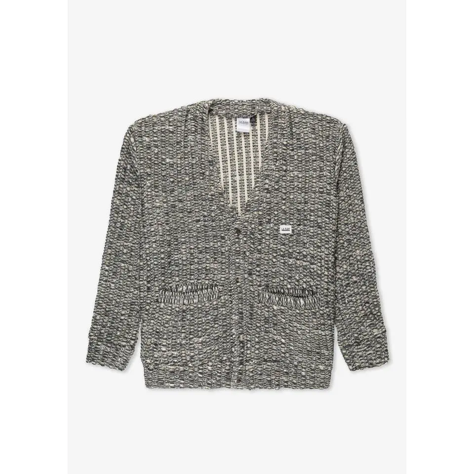 HEAVY CARDIGAN SILVER