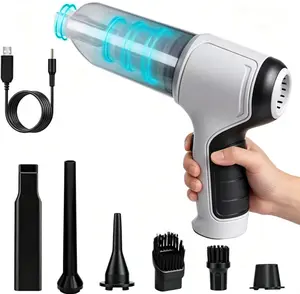 Cordless Handheld Vacuum Cleaner, Portable Rechargeable Mini Vacuum, Powerful Suction Hand Held Vacuum for Car Home Office Pet Hair Dust Cleaning JIEANER
