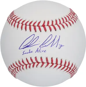 Corbin Caroll Arizona Diamondbacks Autographed Baseball with "Snakes Alive" Inscription - Fanatics Authentic Certified