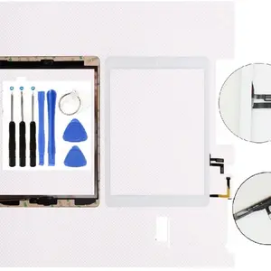 Screen Glass Digitizer replacement for iPad Air White a1474 a1475 a1476