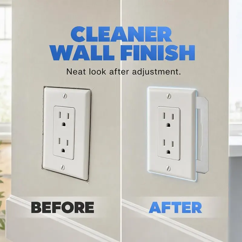 Double Gang Drywall Outlet Repair Brackets 5 Pack, Metal Electrical ...