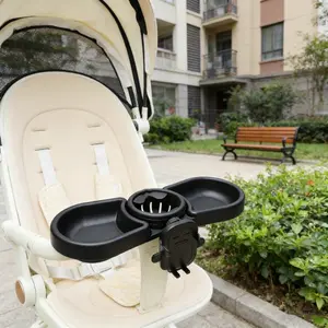 1set 4 in 1 Universal Infant Stroller Organizer with Cup, Phone & Snack Holder, Must-Have Accessory for Parents