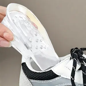 Adjustable Height Increase Insoles 2PCS, Unisex Soft Lift Inserts for High Heels Flat Shoes