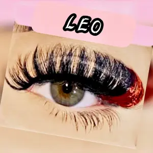 LEO (Russian Style) Eyelashes Makeup Zodiac Eyelash Extensions Cosmetic Eyelashes Extensions Lash Extensions Eyelash Extension Lash Extension