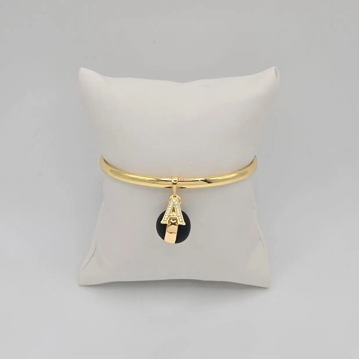Women's 14k Plain Bangles with Charms for Daily Wear