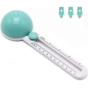 Portable Rotary Circle Cutter Set, Multifunctional Round Cutting Tool for Craft Supplies, Card Making Portable Rotary Circle Cutter Set, Multifunctional Round Cutting Tool for Craft Supplies, Card Making