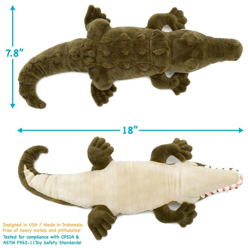 Carioca The Crocodile - 18 Inch Stuffed Animal Plush