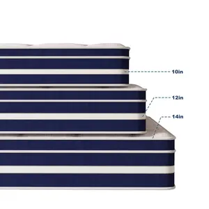FVBEAYA 10/12/14 Inch,Twin,Full,Queen, King, Memory Mattress with Independent Springs, Motion Isolation and Firm Edges, Medium Firm, Provides Pressure Relief, Breathable and Washable, Gel-Infused Memory Foam, sweet night Modern Home