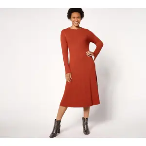 Me by Jennie Garth Petite River Sweater Midi Dress