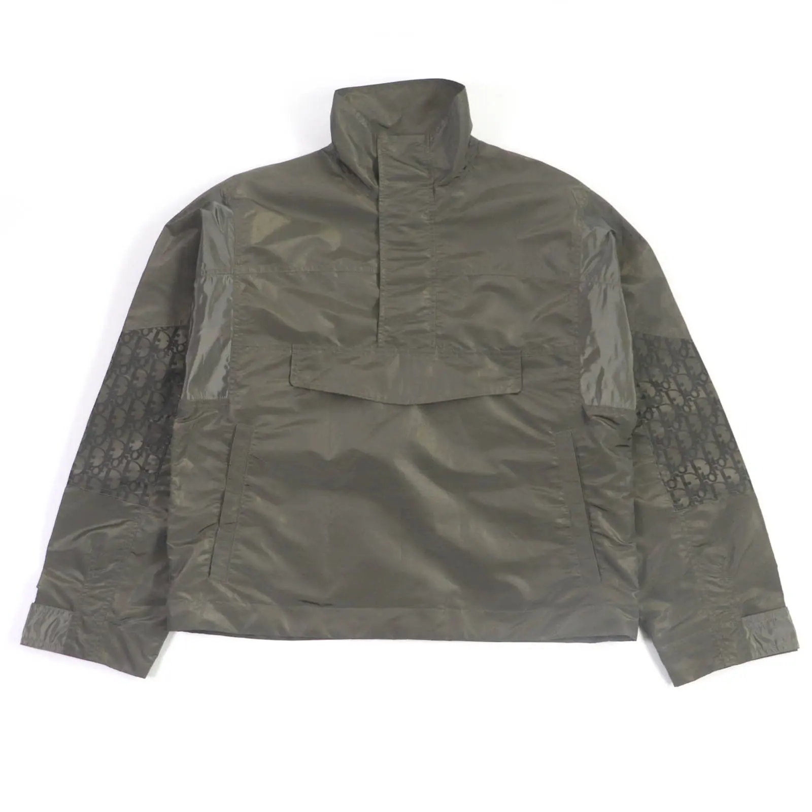 Pre-owned Dior Nylon Small Leather Goods Oblique Anorak Jacket Polyester
