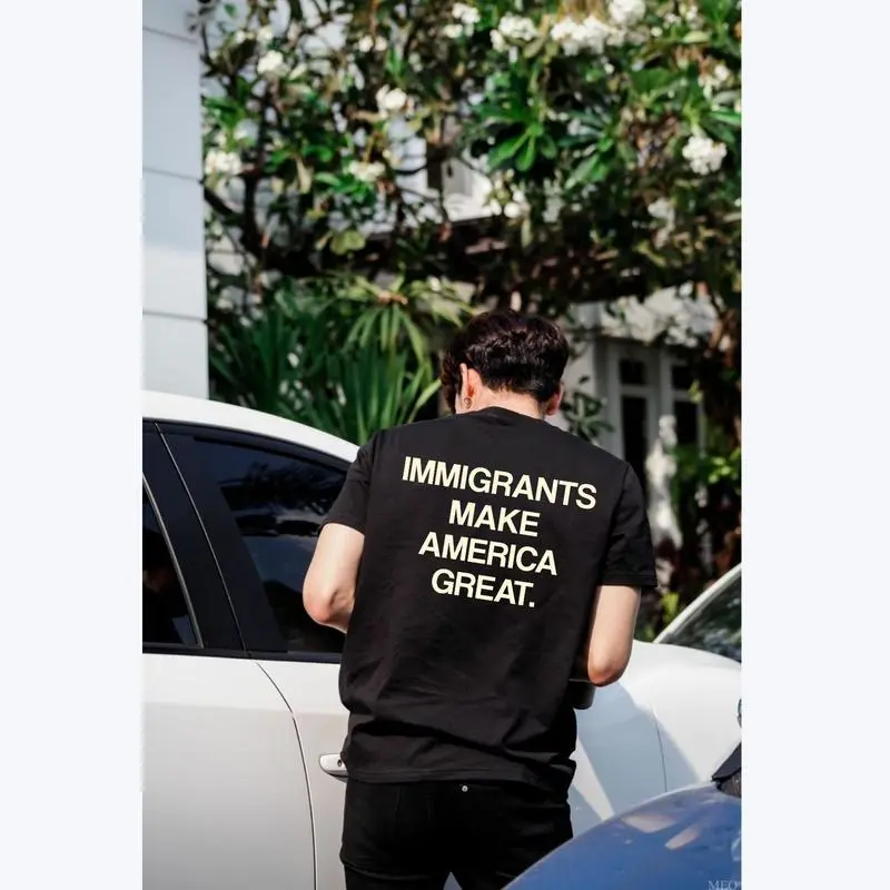 Immigration Equality Shirt, Immigrants Make America Great Graphic Tee, First-Gen Empowerment, T-Shirt for Him Her