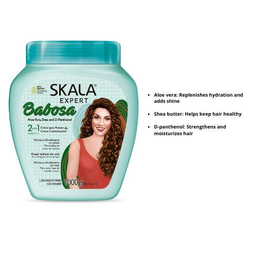 Skala Power Trio - Babosa, Divino Potão & Dona Haircare Trio for Hydrating, Defining & Taming Frizz with Stylish Results - Gel