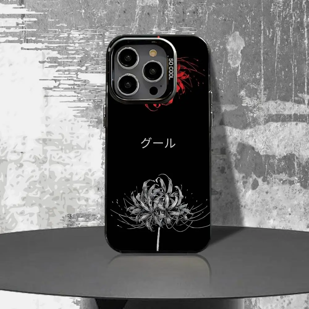 プロジェクト東京ドールズ スマホケース Tokyo Ghoul Red Spider Lily Phone Case For iPhone 17 Air 16 15 14