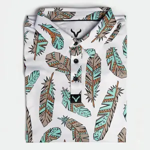 Vexil Brand - Polo - Feathers - White Vexil Brand - Polo - Feathers - White