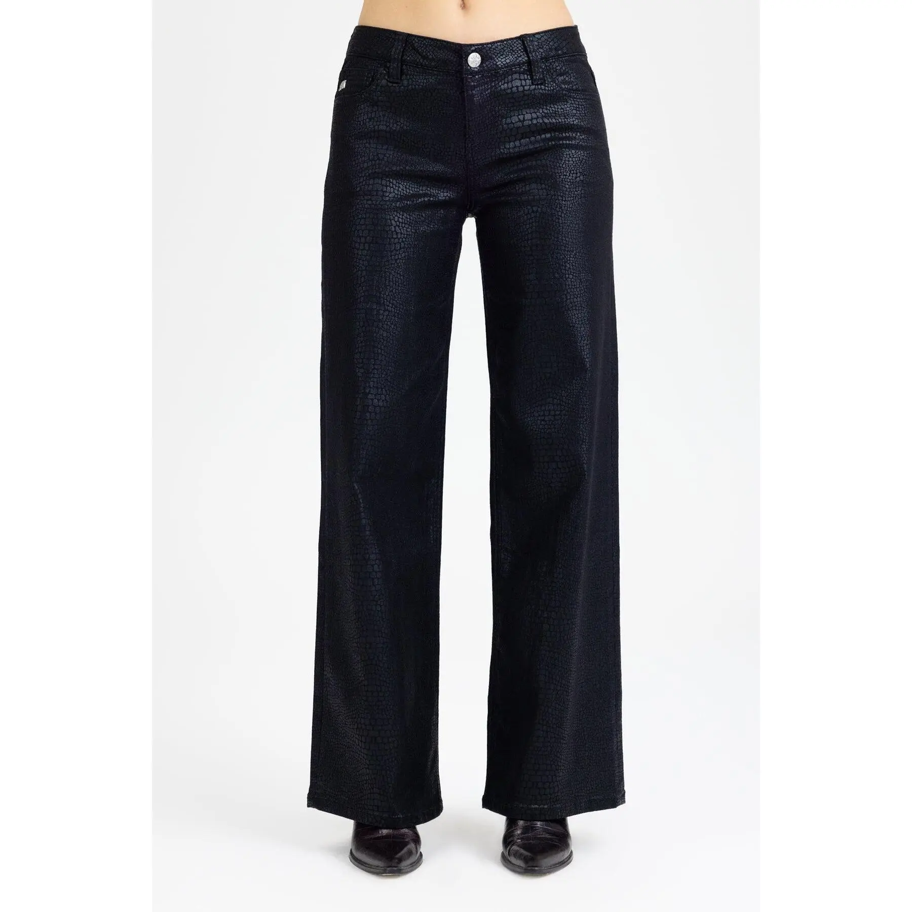 Pia Python Wide Leg