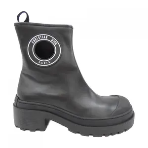 Pre-owned Dior Calfskin Small Leather Goods Christian Soft Boots