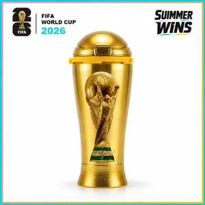 Official 2026 FIFA World Cup Blow Horn Cup | Cheer & 19oz Sip 2-in-1 Reusable Water Bottle with Built-In Horn for Sports Games Tailgates  Parties & Events Fantasy Football Championship SummerWins