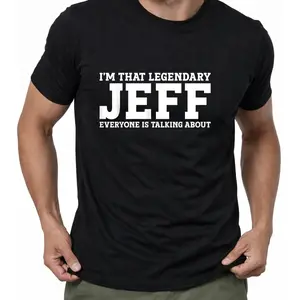 Jeff Personal Name First Name Funny Jeff T-Shirt,Unisex,Made in USA