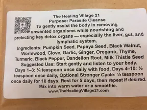 Gentle Parasite & Detox Herbal Blend 1 ounce