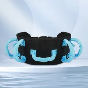 Adjustable Waist Gait Belt with Metal Buckle, Handles – Elderly Nursing Patient Rehabilitation Safety Assist Healthcare Support Device