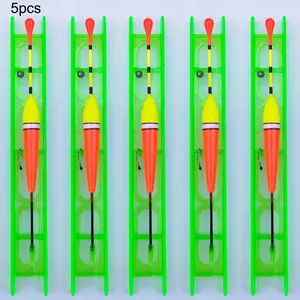 Fishing Floats, 5pcs Premium Fishing Floats with Hooks and Weights, Vibrant Floats for Carp and Outdoor Fishing - Ideal for Spinning Techniques, Fishing Tackle