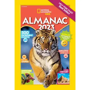 USED Book - National Geographic Kids Almanac 2023 (Us Edition) by National Geographic (Hardcover) - english