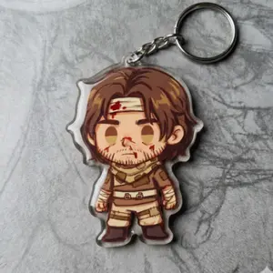 Iron Lung Convict Inspired Keychain, Video Game Keychain Charm