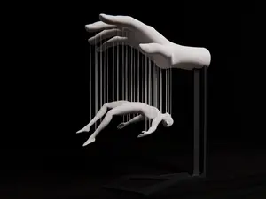 Overtaken String Art Sculpture