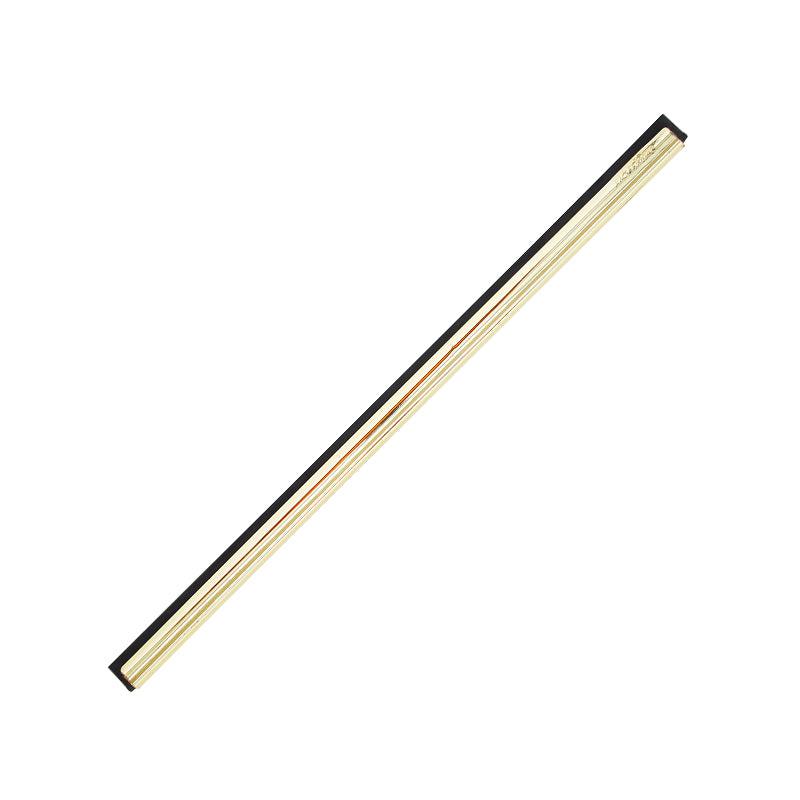 Moerman Brass Squeegee Channel - High-Quality Extra Stiff Brass, Adjustable Tension with End Clips, Easy Maintenance Rubber Blade for Streak-Free Cleaning