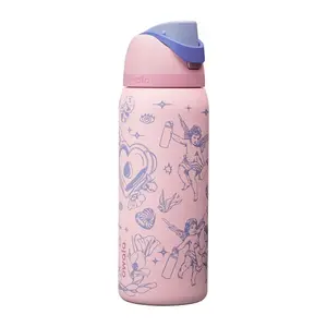 Owala Shot To The Heart Limited Edition FreeSip Insulated Stainless Steel Water Bottle, 24/32oz Aesthetic Drinkware for Sport Lovers, Urban Outfitters Bottle