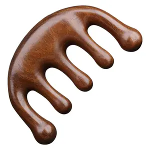 Ultimate Scalp Massager Comb, Scalp Stimulator, Relaxing Gentle Wide Tooth Design, Premium Sandalwood, Perfect Health Care Body Care Gift, Enhance Happiness