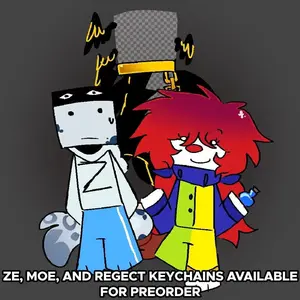 A REGECT KEYCHAINS, Cute Keyring Accessory, Fun Charm For Backpack Or Purse