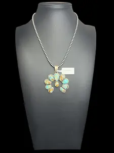 Mine 8 Turquoise Naja Pendant