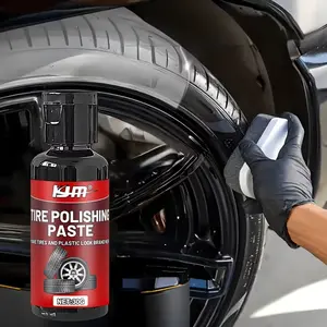 Long-Lasting Car Liquid Tire Wax, Gloss Enhancer, Blackening & Protection, Car Renovation Expert, Renewal Wax by Kjm