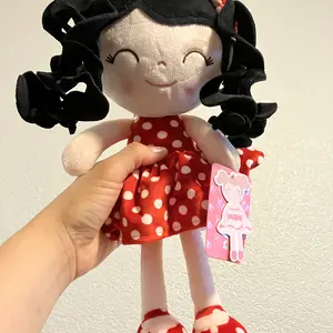 Gloveleya Valentine gift Doll Plush Baby Dolls Baby Girl Gift Soft Pink Cuddle Doll Cute Heart Dress Princess Toy Romantic Valentine’s Day Gift Idea for Kids 0–6 Years Sweet Love Present for Daughters Toddlers Birthday Holiday Surprise Room Decor