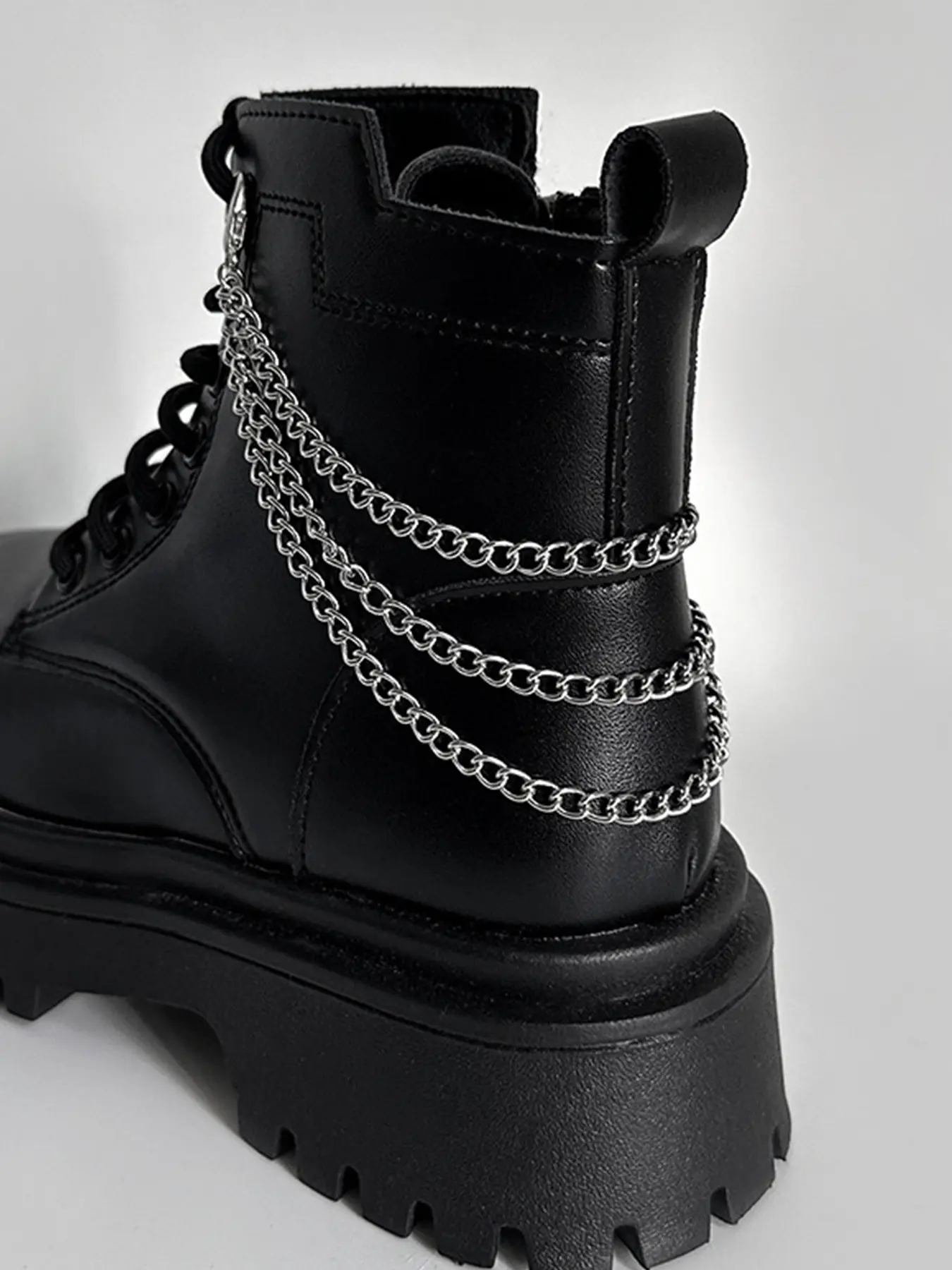Punk Style Shoe Chains Decorations, 2025 New Style Fashionable Novelty Shoes Decorations for Boots, Stylish Decorative Shoe Accessories for Women & Men, Chain Shoes Charms