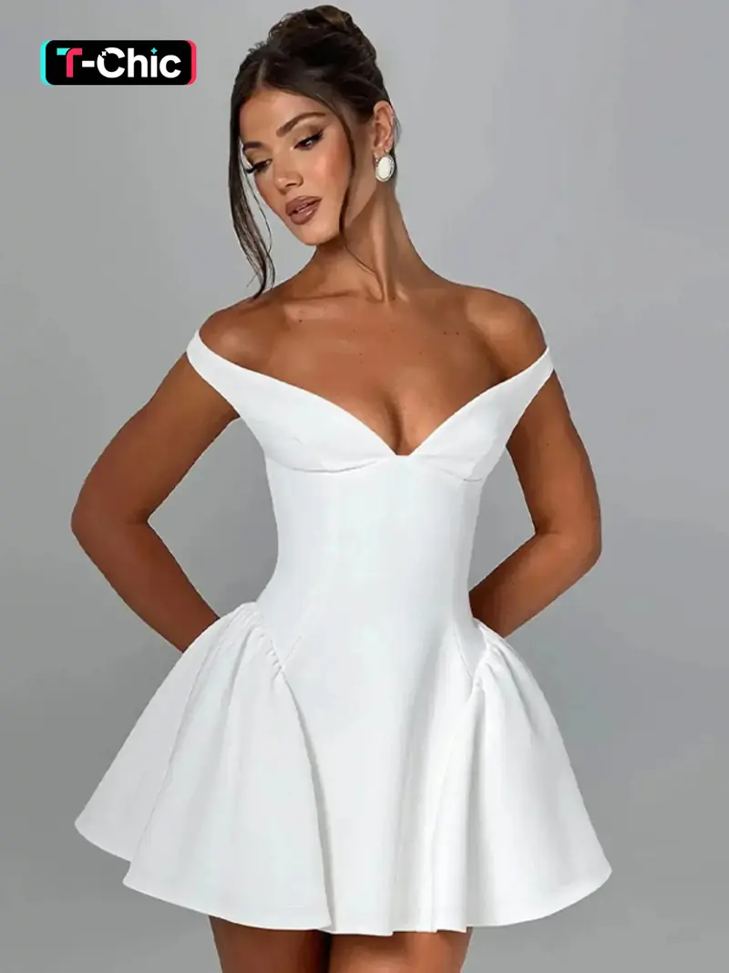 strapless open back dress Hoodie Dress: Thrilling Playboy Women's Repeat Print Design main image 1