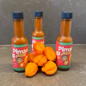 Piman Pam chili Hot Sauce Extra Hot 2Pack 5oz Spicy Sauce for Meat and Vegetables - Perfect for Enhancing Flavor