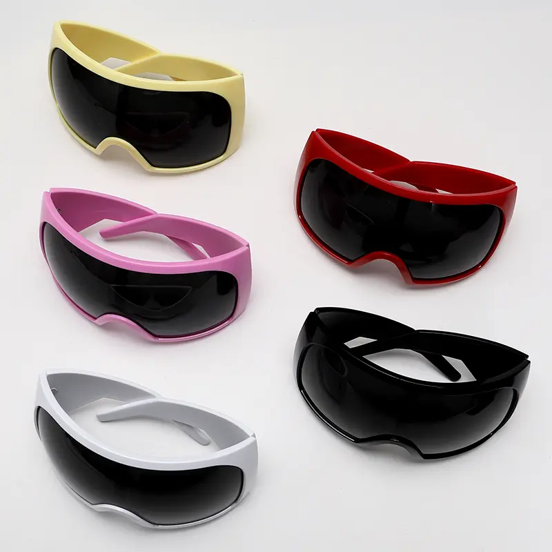 Wrap Around Oversized Sunglasses for Women Men Cool  display picture 3