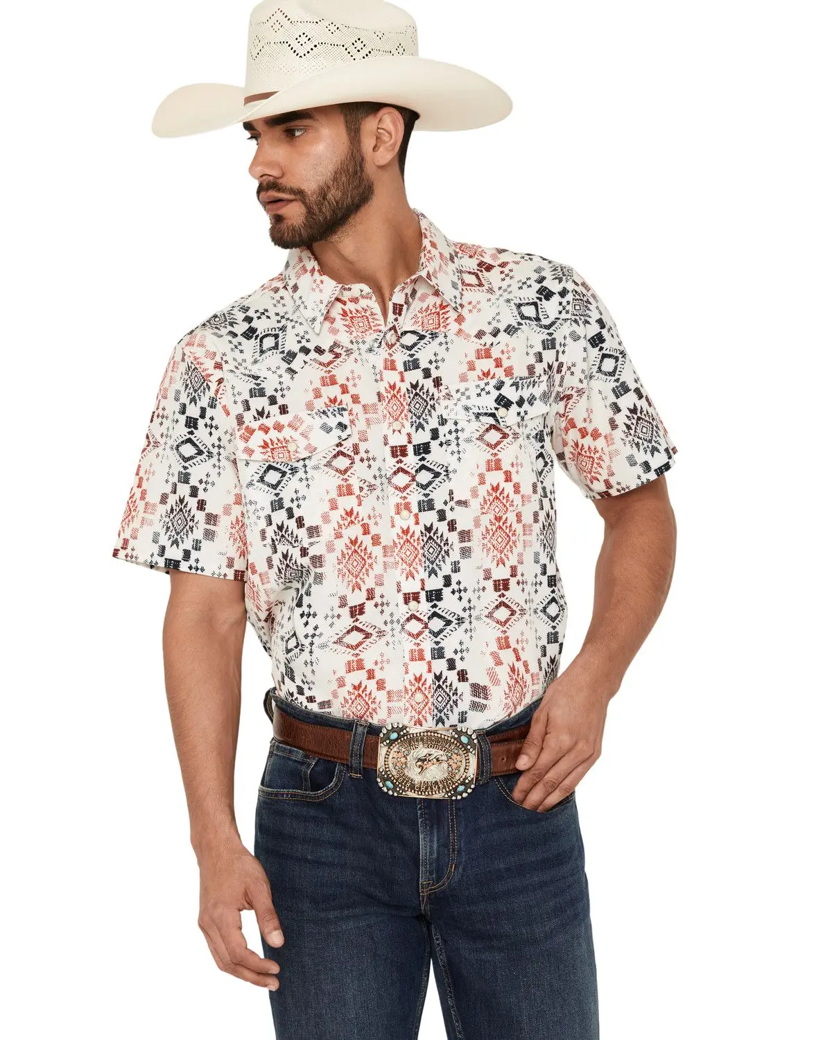 Rank 45 Men's 45&Reg; Men'S Everglades Southwestern Print Rodeo Tech 2.0 - Rmsu26w30-Rd