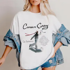 Conan Gray Wishbone World Tour 2026 Shirt, Front and Back Print Vintage Concert Tee, Graphic T-Shirt, Sweatshirt , Hoodie