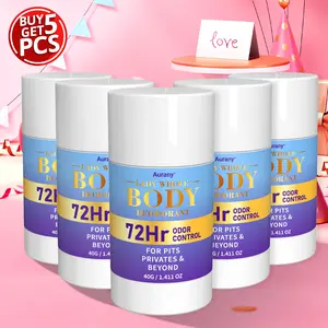 5Pcs Women's Whole Body Deodorant Lotion(Can Be Given As A Christmas Or Halloween Gift To Him/Her) - Long-Lasting Freshness & Odor Control for Pits, Armpit & Body, Rich in Camellia Oil & Sweet Almond Oil Components, Up to 72 Hours Protection - 40G