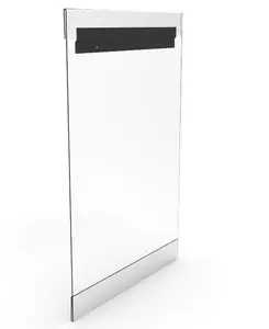 FixtureDisplays® Clear Frameless Plexiglass Acrylic Wall Poster Frame with Slide-In Design Holds 22" x 28" Prints Hardware Inclulded 11481-2-NEW-NEW-NF