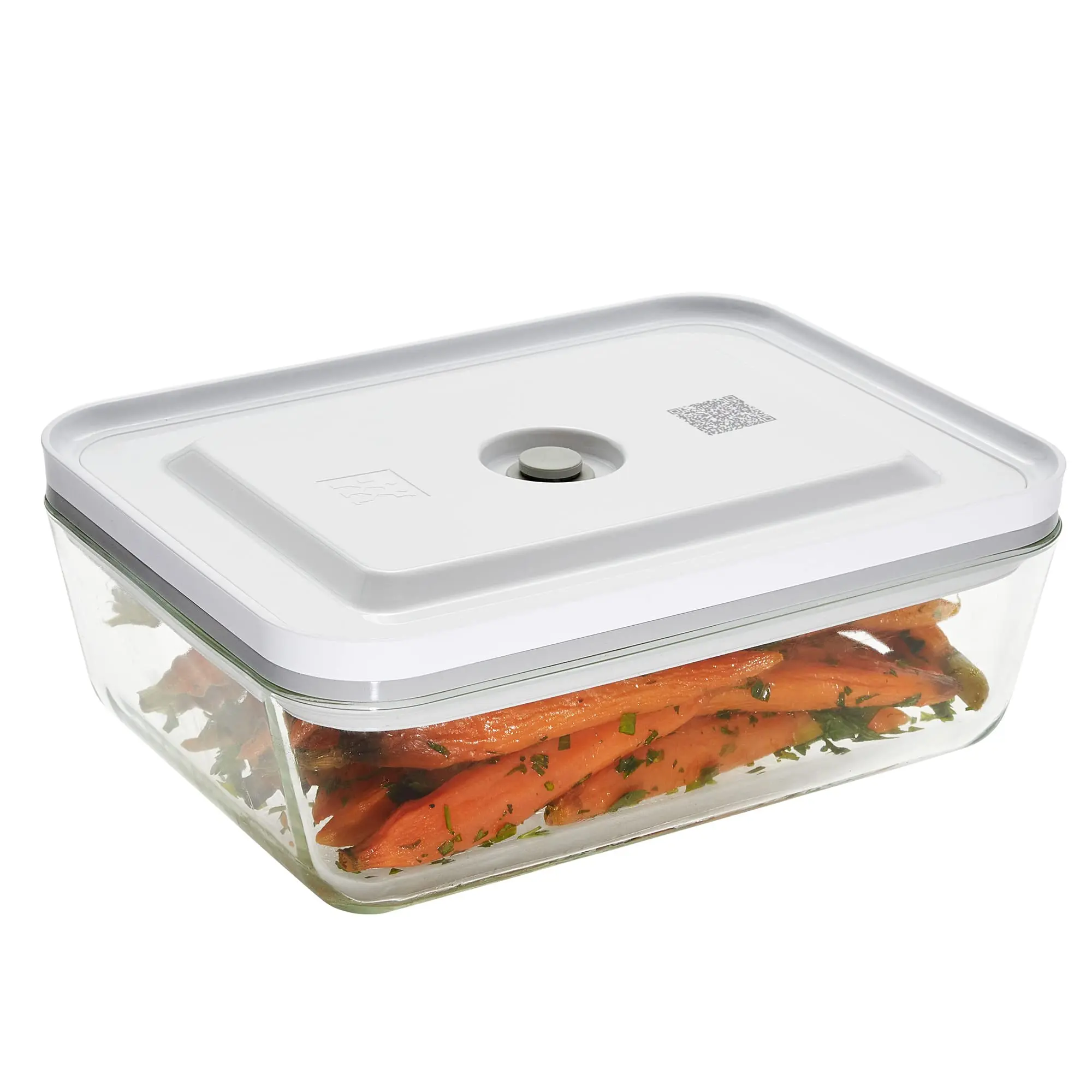 ZWILLING German Glass Vacuum Seal Kitchen Preserving Container, Cordless Pump, Fresh & Save for Fridge Use