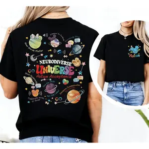 Autism Neurodiverse Universe T-Shirt, Family Matching Trip T-Shirt, Autism Awareness T-shirt, Special Education Gift