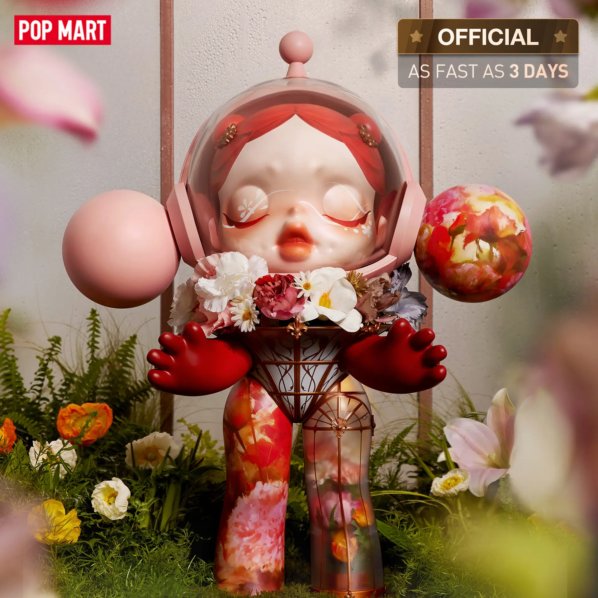 【NEW】POP MART MEGA α SKULLPANDA 1000% éclat du Soleil