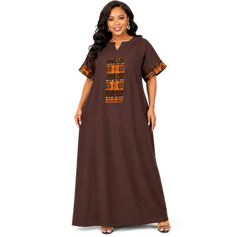 Womenswear SummerAnkara Medium Grade Ankara Dress in Large/XLarge Size with Vibrant Colors . Fashion Casual Maxi