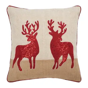 Safavieh Holiday Reindeer Pillow