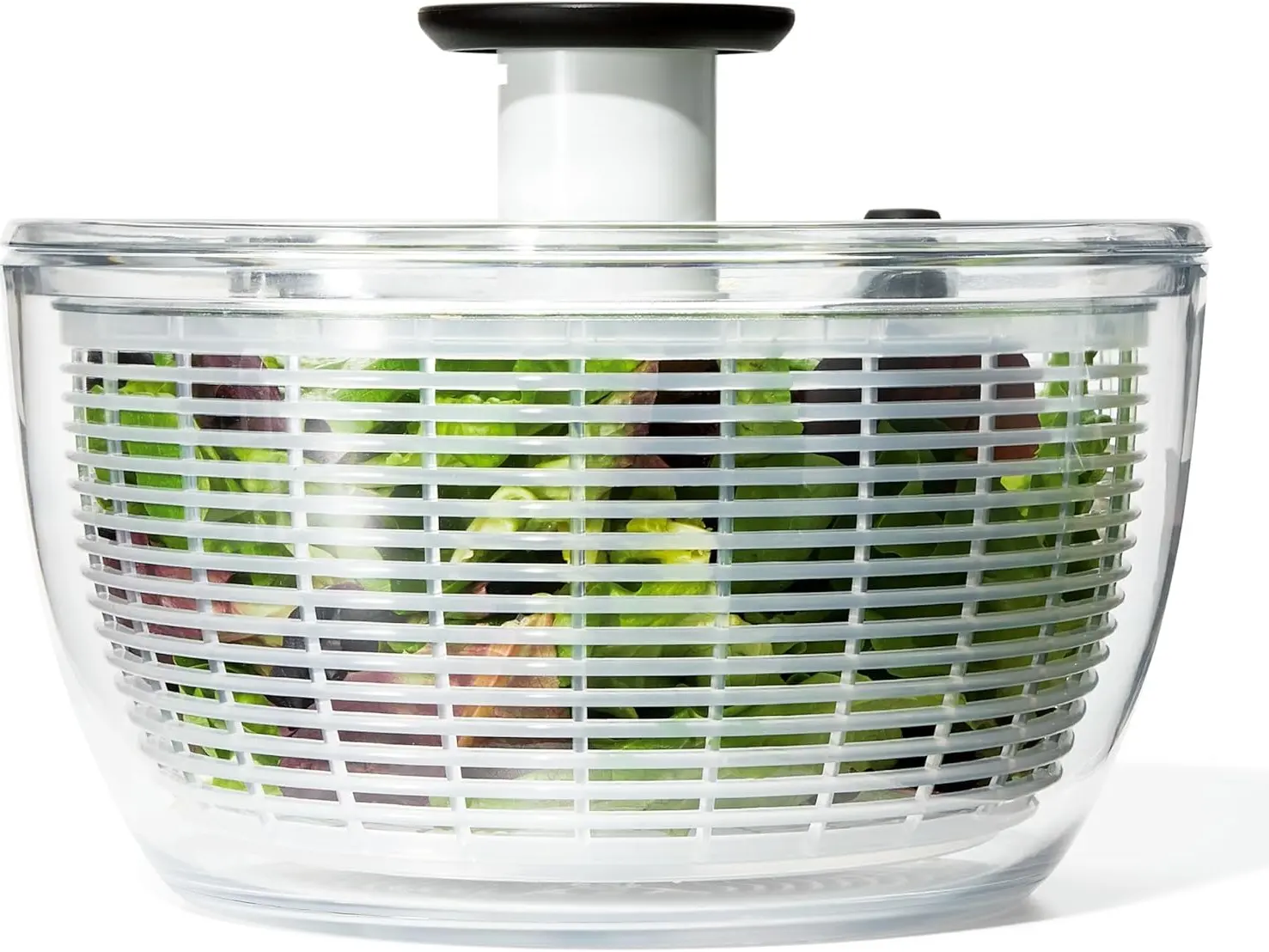 Good Grips Salad Spinner | Lettuce Spinner | Fruit Washer | Fruit Washing Bowl with Strainer | Vegetable Cleaner | Salad Cleaner | Lettuce Washer | 6.22 Quart Capacity